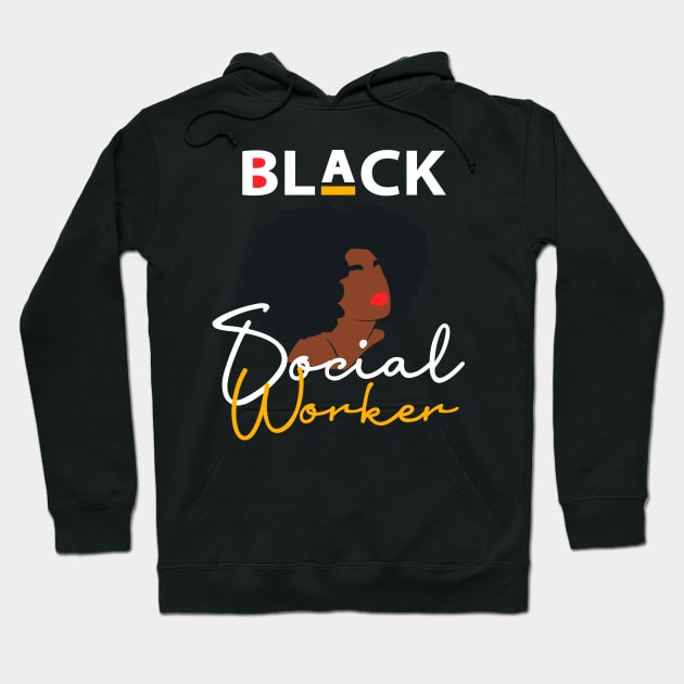 Black Social Worker Hoodie by Chey Creates Clothes